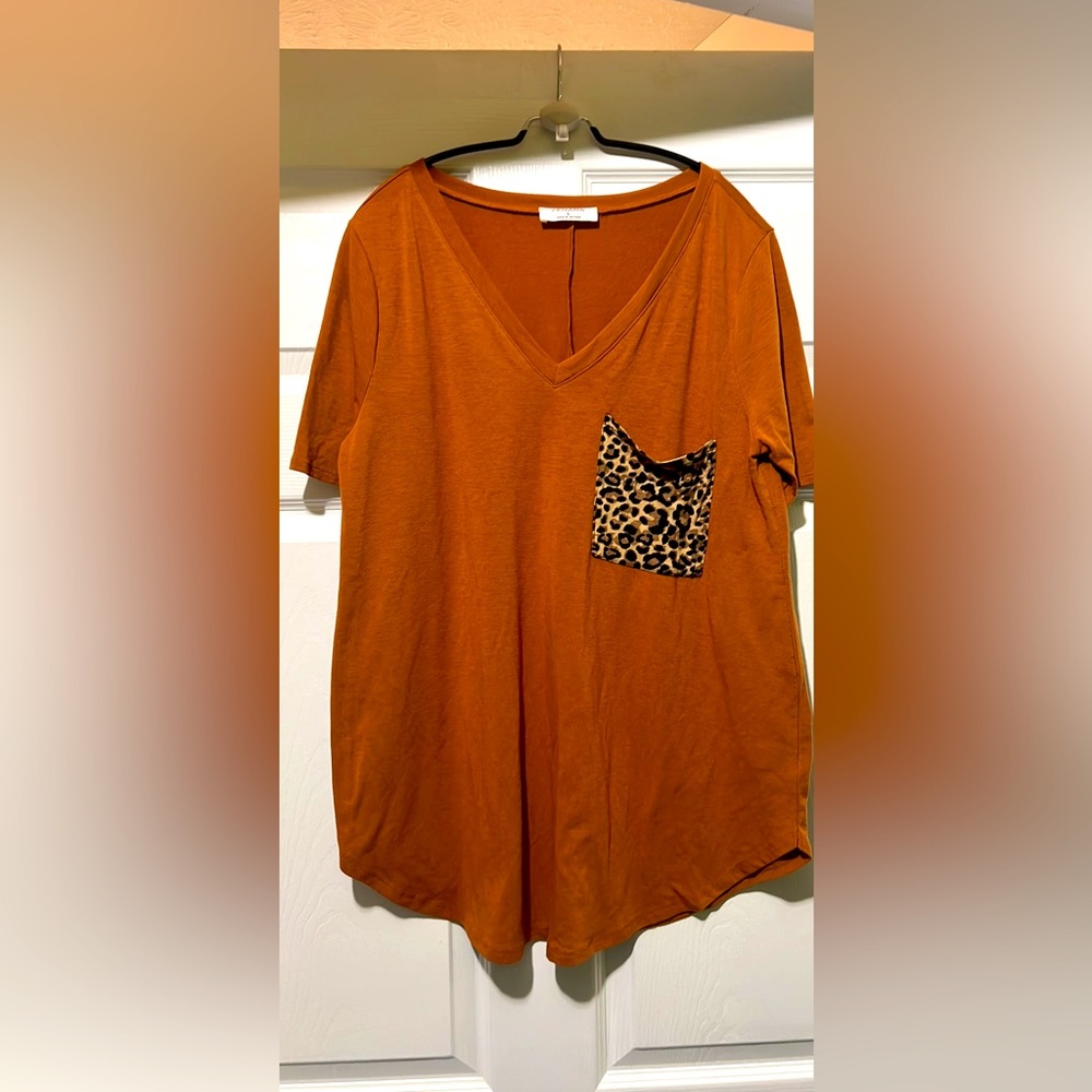 Women’s Fall Cheetah Print Top
